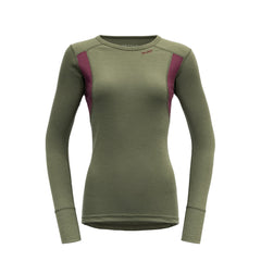 Devold W's Hiking Shirt - 100% Merino Wool Lichen Beetroot Shirt