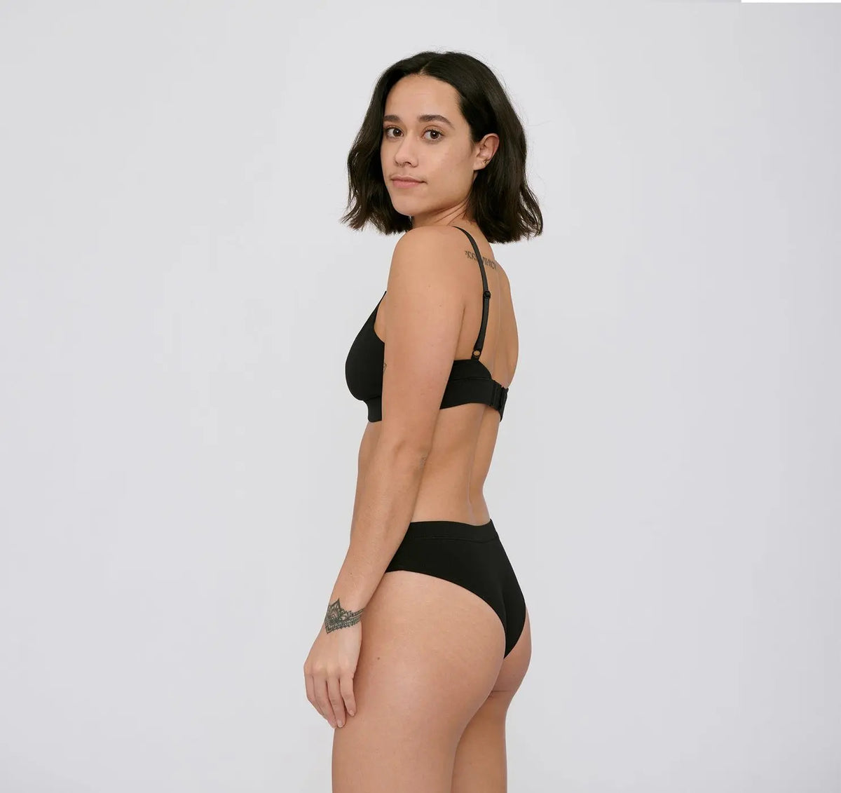 Organic Basics W's Organic Cotton Hipster 2-pack Black Underwear