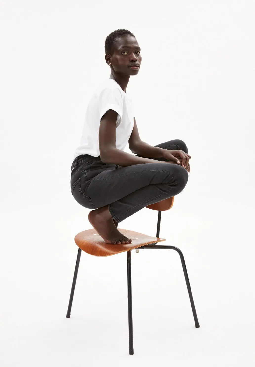 W's Ingaa - High Waist Skinny Jeans Denim - Organic cotton Pants Armedangels