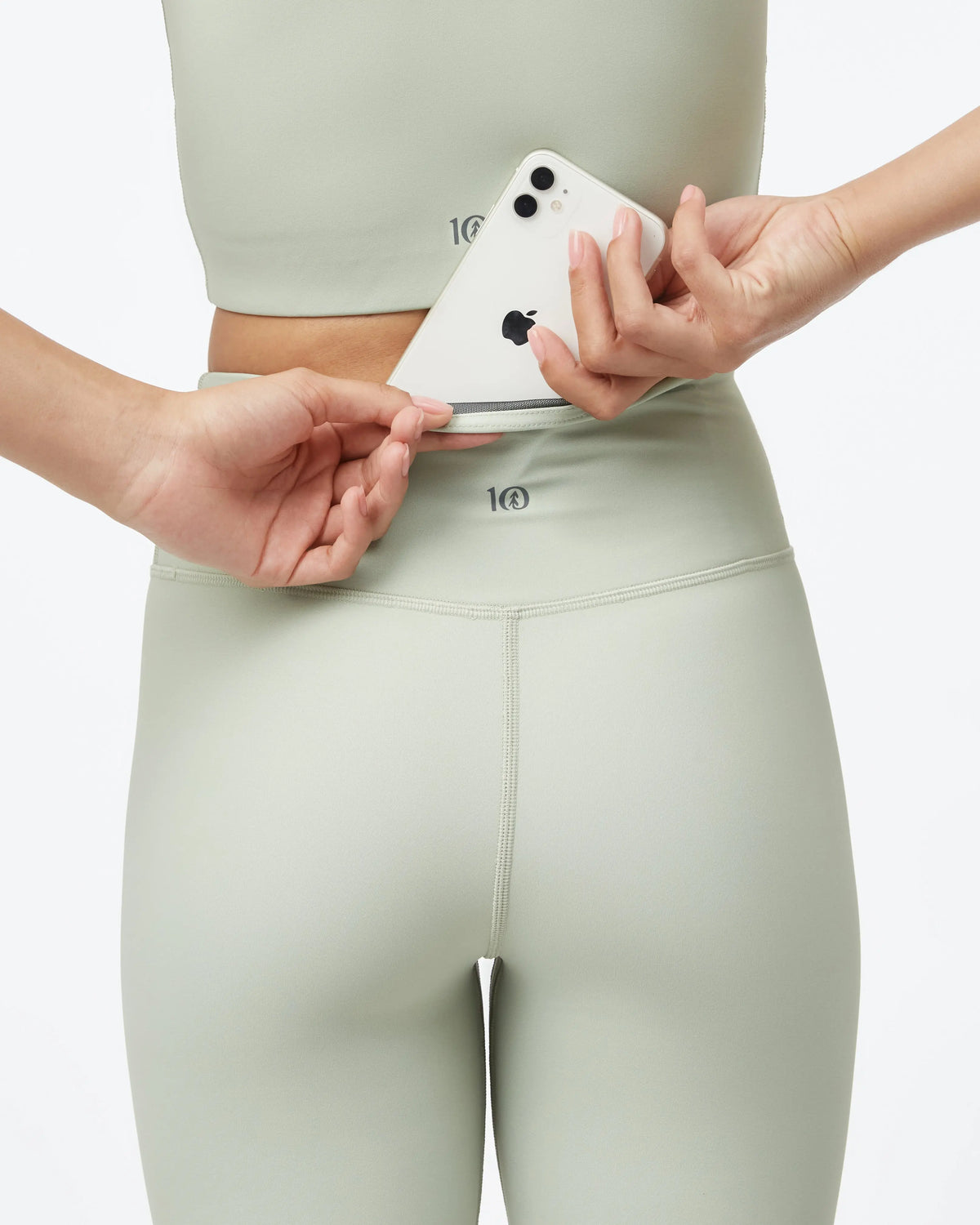 Tentree W's inMotion High Rise Legging - Recycled Polyester Seedling Pants