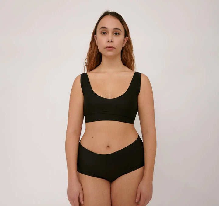 W's Invisible Bra - Recycled Nylon Underwear Organic Basics Black XS