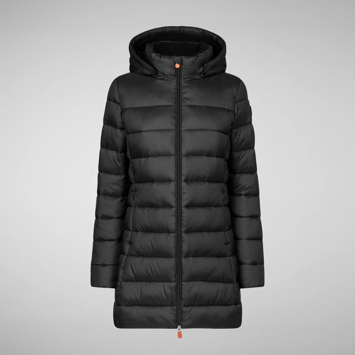 W's Joanne Hooded Puffer Coat - 100% Recycled Nylon Jacket Save The Duck