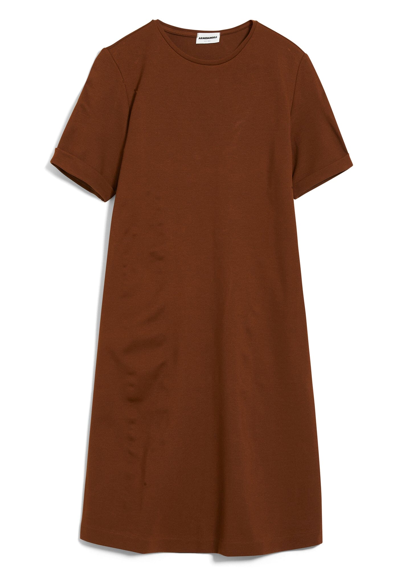 Armedangels W's Maailana Jersey Dress - Lenzing™ Ecovero™ mix Cacao Dress