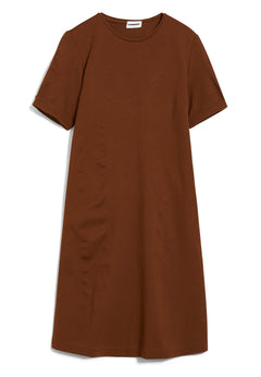 Armedangels W's Maailana Jersey Dress - Lenzing™ Ecovero™ mix Cacao Dress