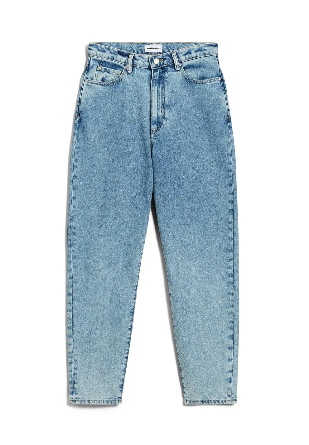 Armedangels W's Mairaa - Mom Fit High Waist - 100% Organic cotton Fresh Blue 32 Pants