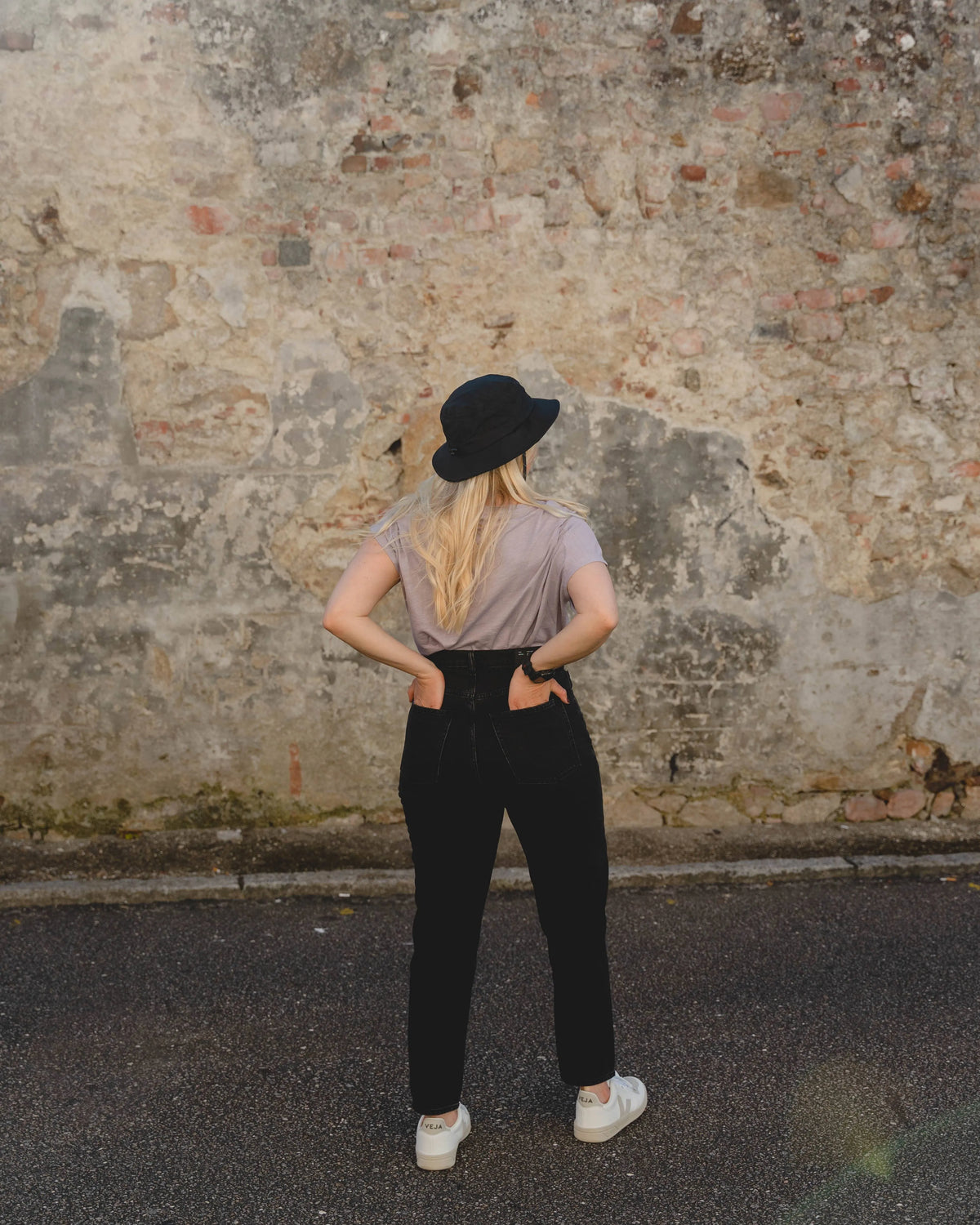 W's Mairaa - Mom Fit High Waist - 100% Organic cotton Pants Armedangels