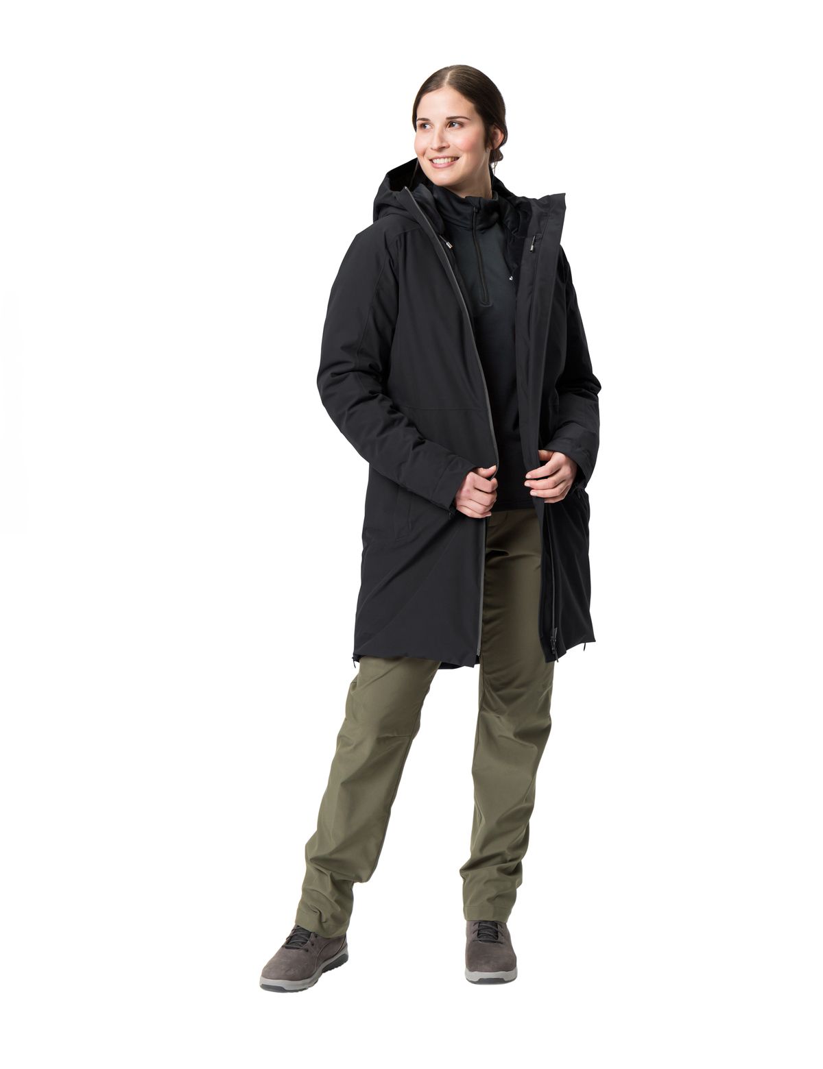 Vaude W's Mineo Coat III - Recycled Polyester Black Jacket