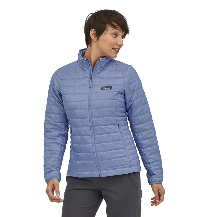 W's Nano Puff Jacket - Recycled Polyester Jacket Patagonia Light Current Blue S