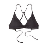 W's Nanogrip Sunny Tide Bikini Top - Recycled Nylon/Recycled Polyester Swimwear Patagonia Ink Black S
