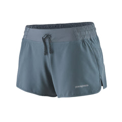 Patagonia W's Nine Trails Shorts - 4" - Recycled Polyester Plume Grey Pants