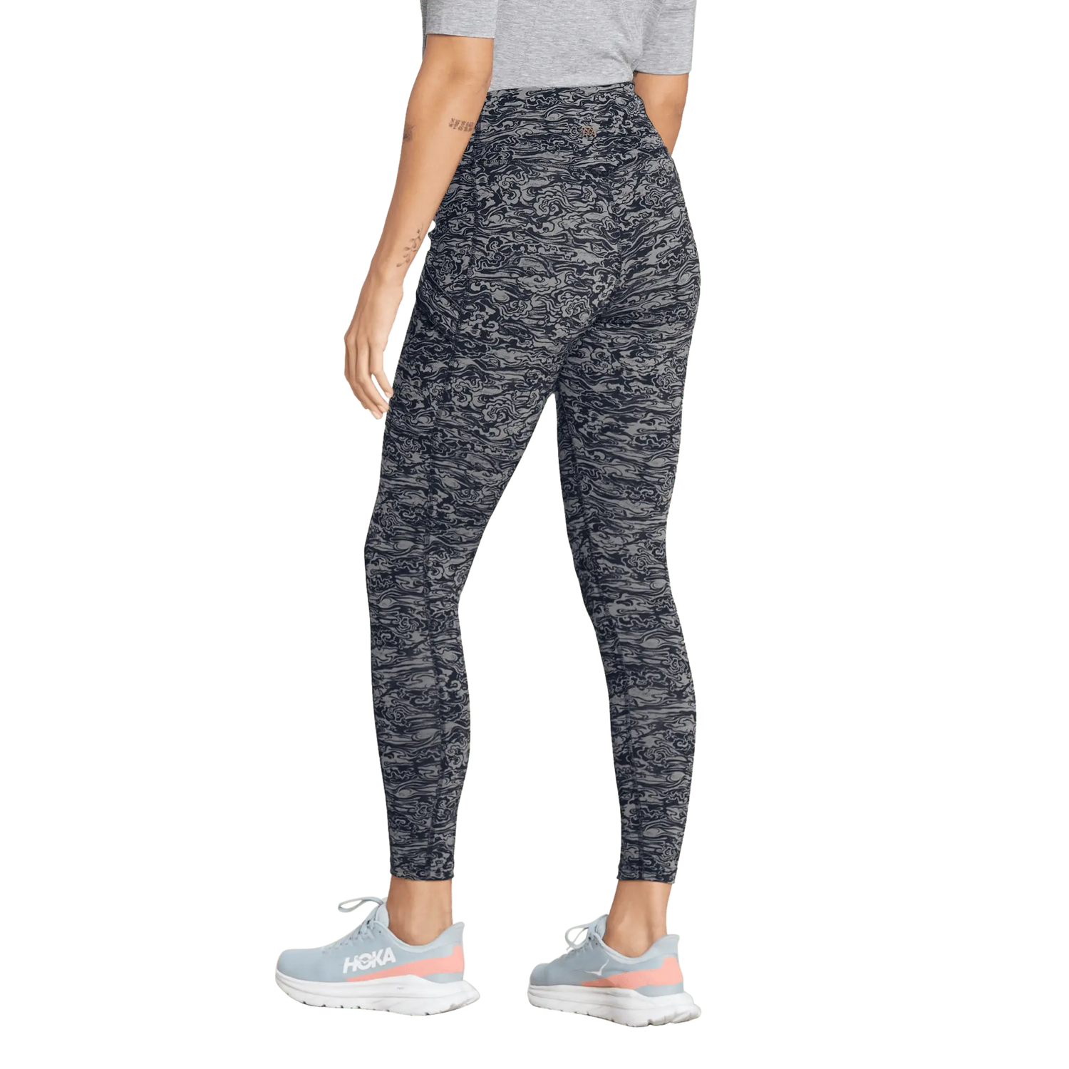Sherpa W's Nisha Tight - Recycled polyester Black Cloud Pants