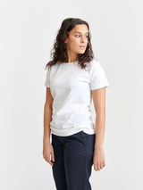 W's O-neck T-shirt - Recycled Cotton & Recycled Polyester Shirt Pure Waste White XS