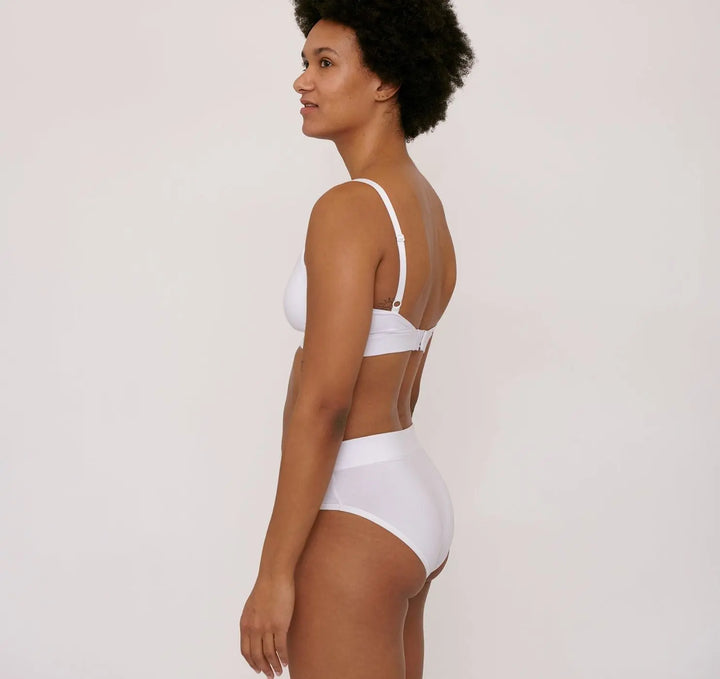 W's Organic Cotton Briefs 2-pack Underwear Organic Basics White S