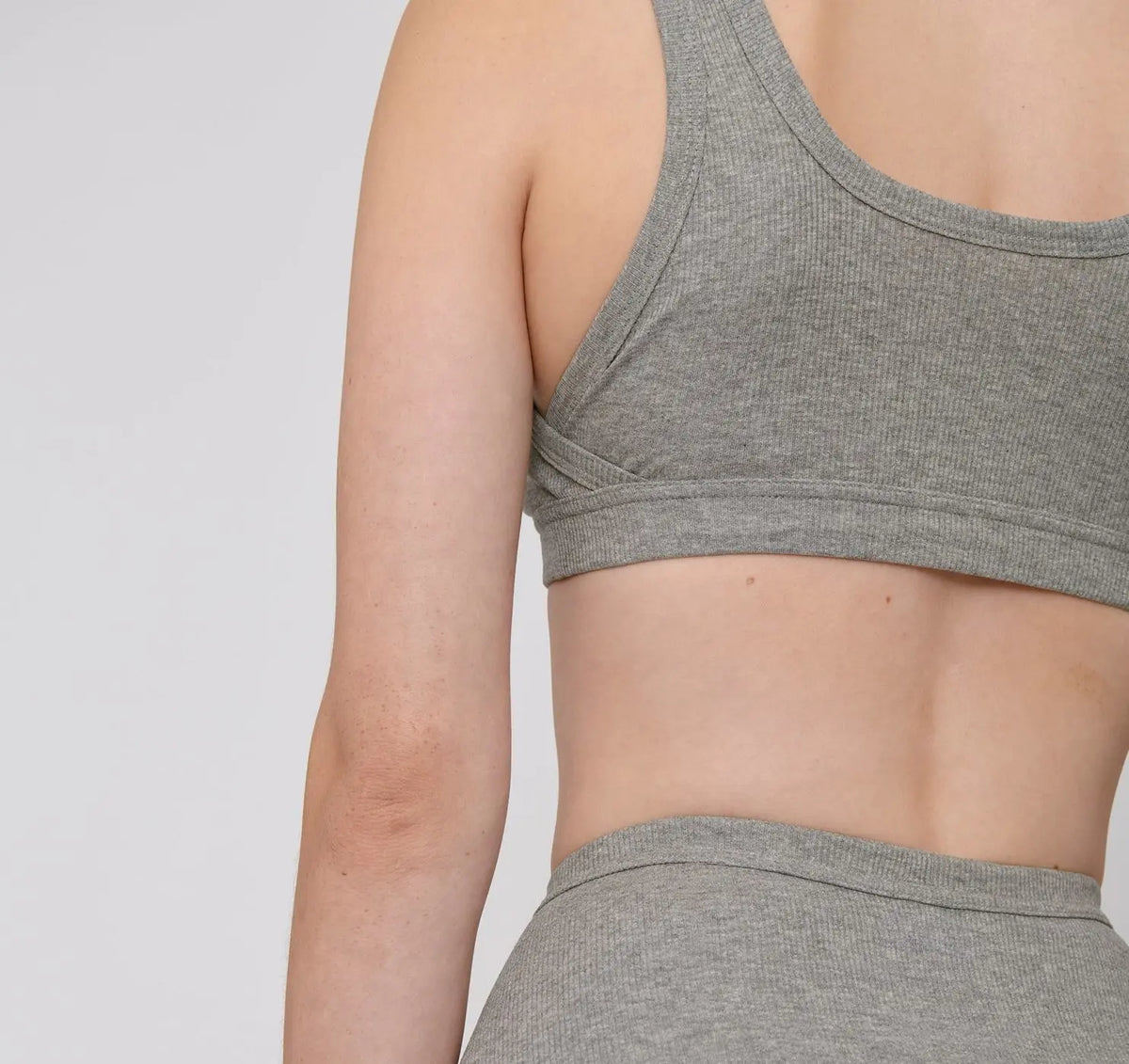 W's Organic Cotton Rib-Flex Tank Bra Underwear Organic Basics