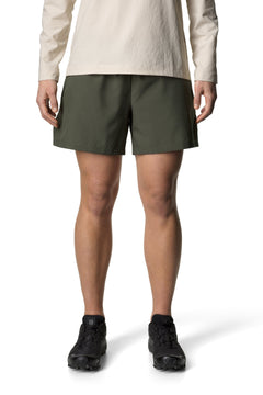 Houdini W's Pace Wind Shorts - 100% recycled polyester Baremark Green Pants