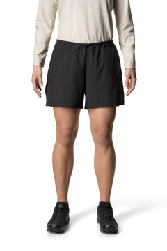 Houdini W's Pace Wind Shorts - 100% recycled polyester True Black Pants