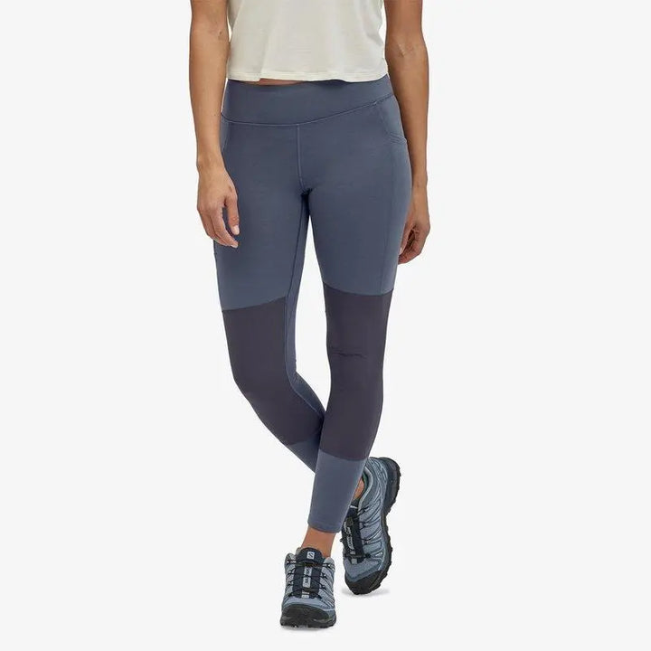 W's Pack Out Hike Tights - Recycled Nylon Pants Patagonia Smolder Blue XS