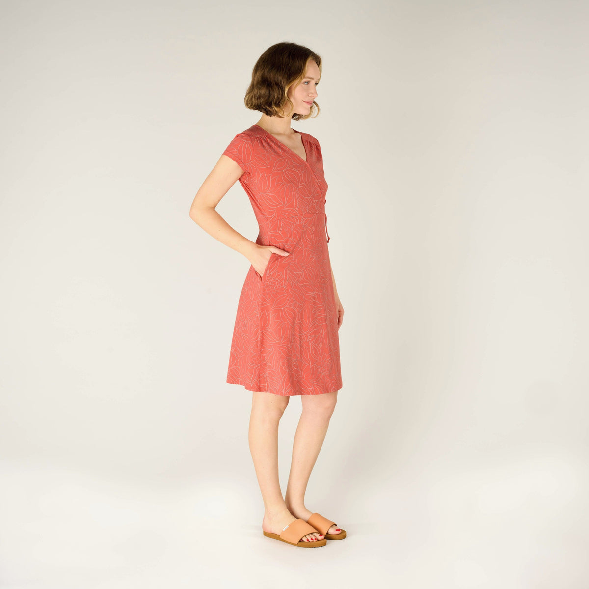 W's Padma Wrap Dress - Modal & Organic Cotton Dress Sherpa