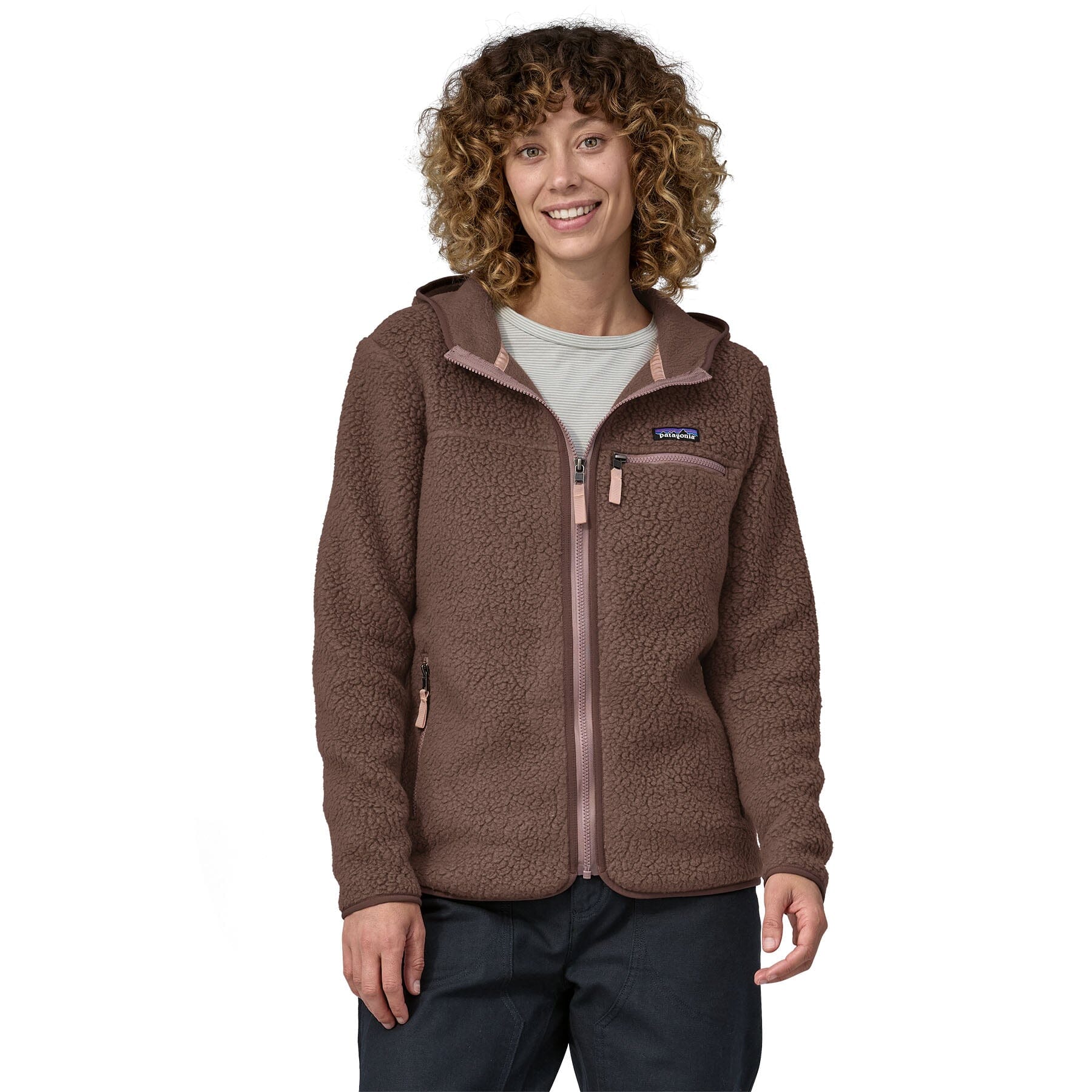 Women's retro hot sale pile hoody