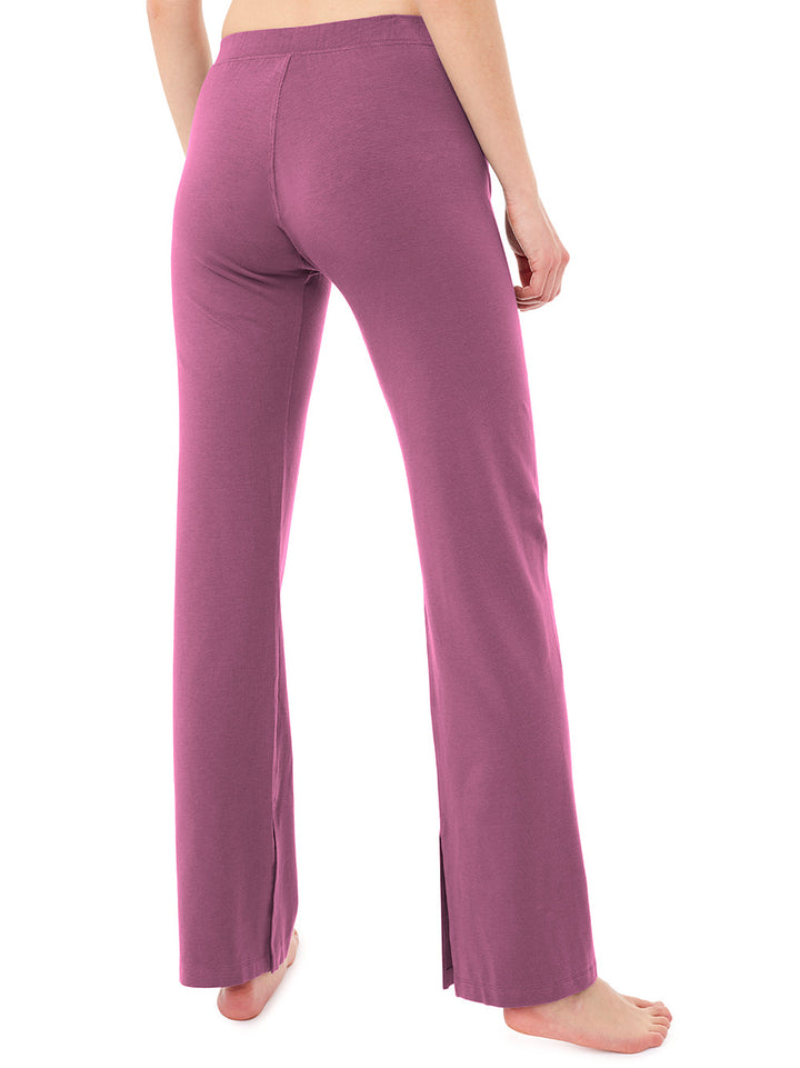 W's Side Slit Yoga Pants - Tencel Lyocell & Organic Cotton Pants Mandala