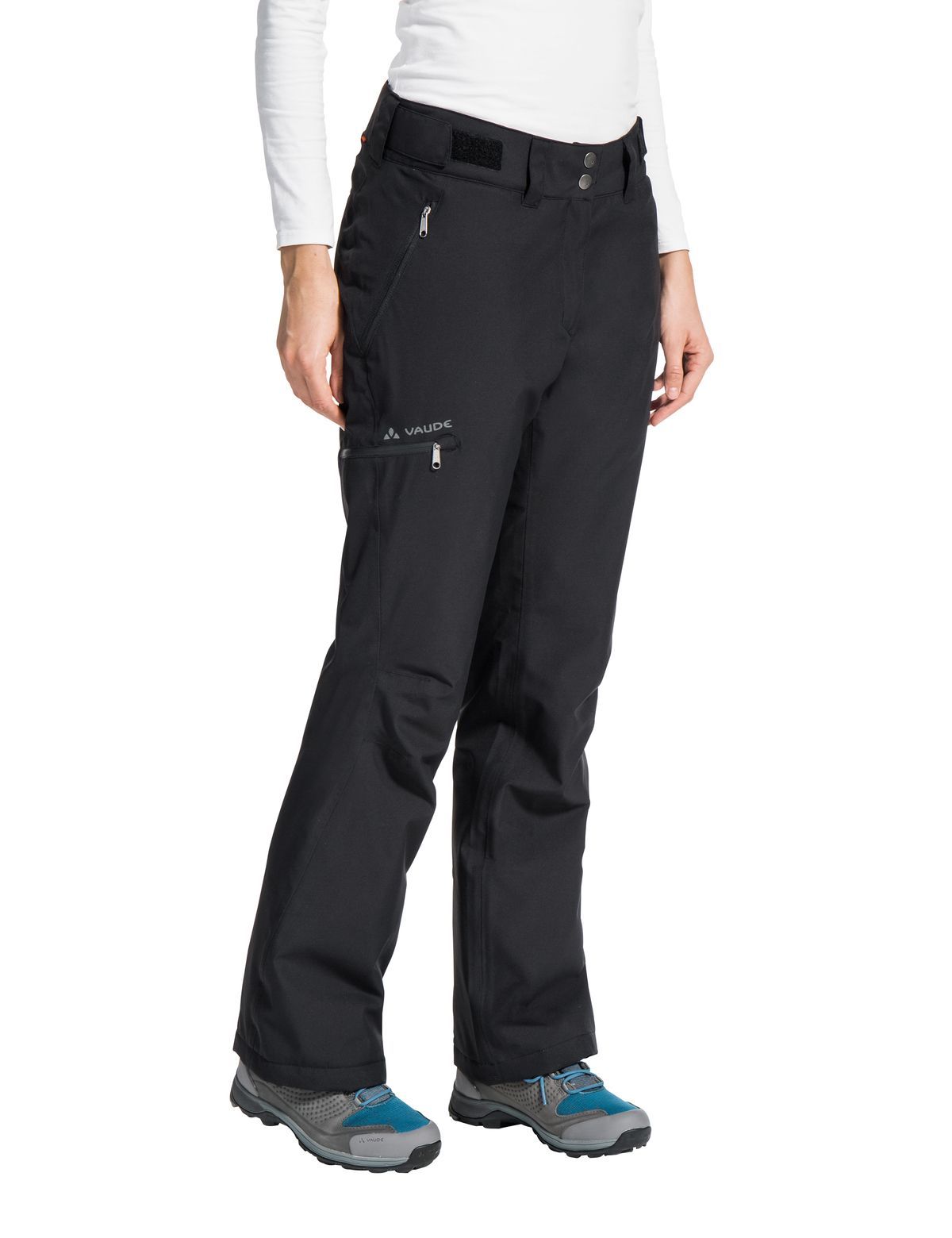 Vaude W's Strathcona Padded Trousers - Recycled Polyester Black Pants