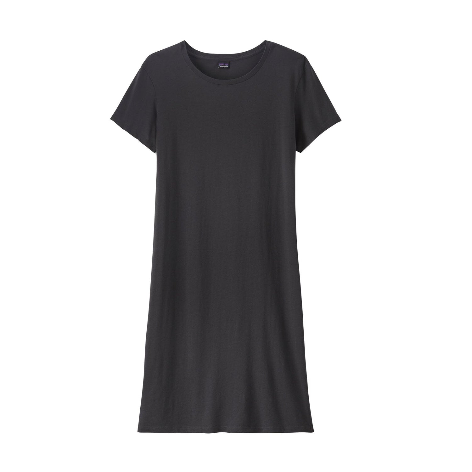 Patagonia W's T-Shirt Dress - Regenerative Organic Certified Cotton Ink Black Dress