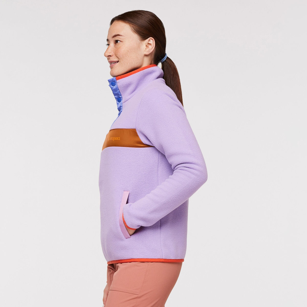 Cotopaxi W's Teca Fleece Pullover - Recycled polyester Fresh Flowers Shirt