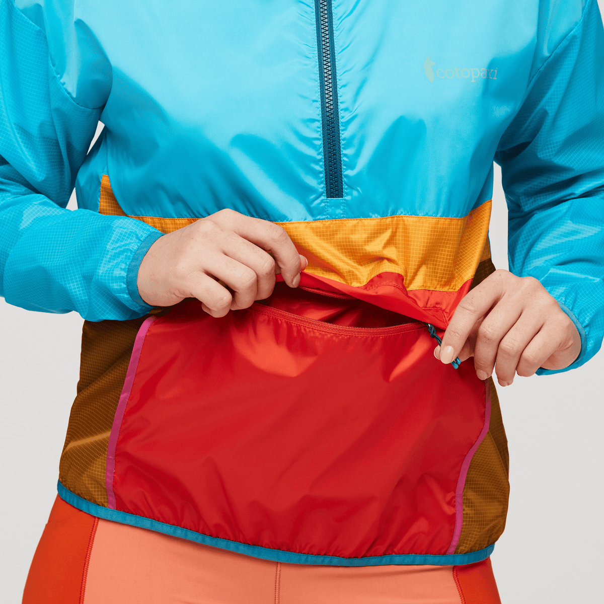 W's Teca Half-Zip Windbreaker - Repurposed Polyester Jacket Cotopaxi