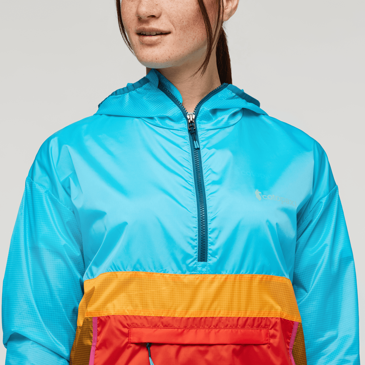 W's Teca Half-Zip Windbreaker - Repurposed Polyester Jacket Cotopaxi