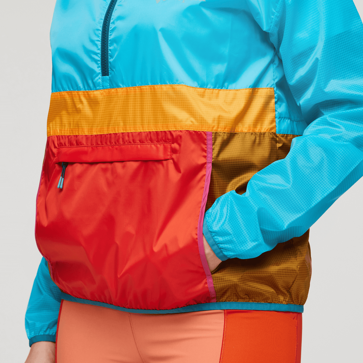 W's Teca Half-Zip Windbreaker - Repurposed Polyester Jacket Cotopaxi