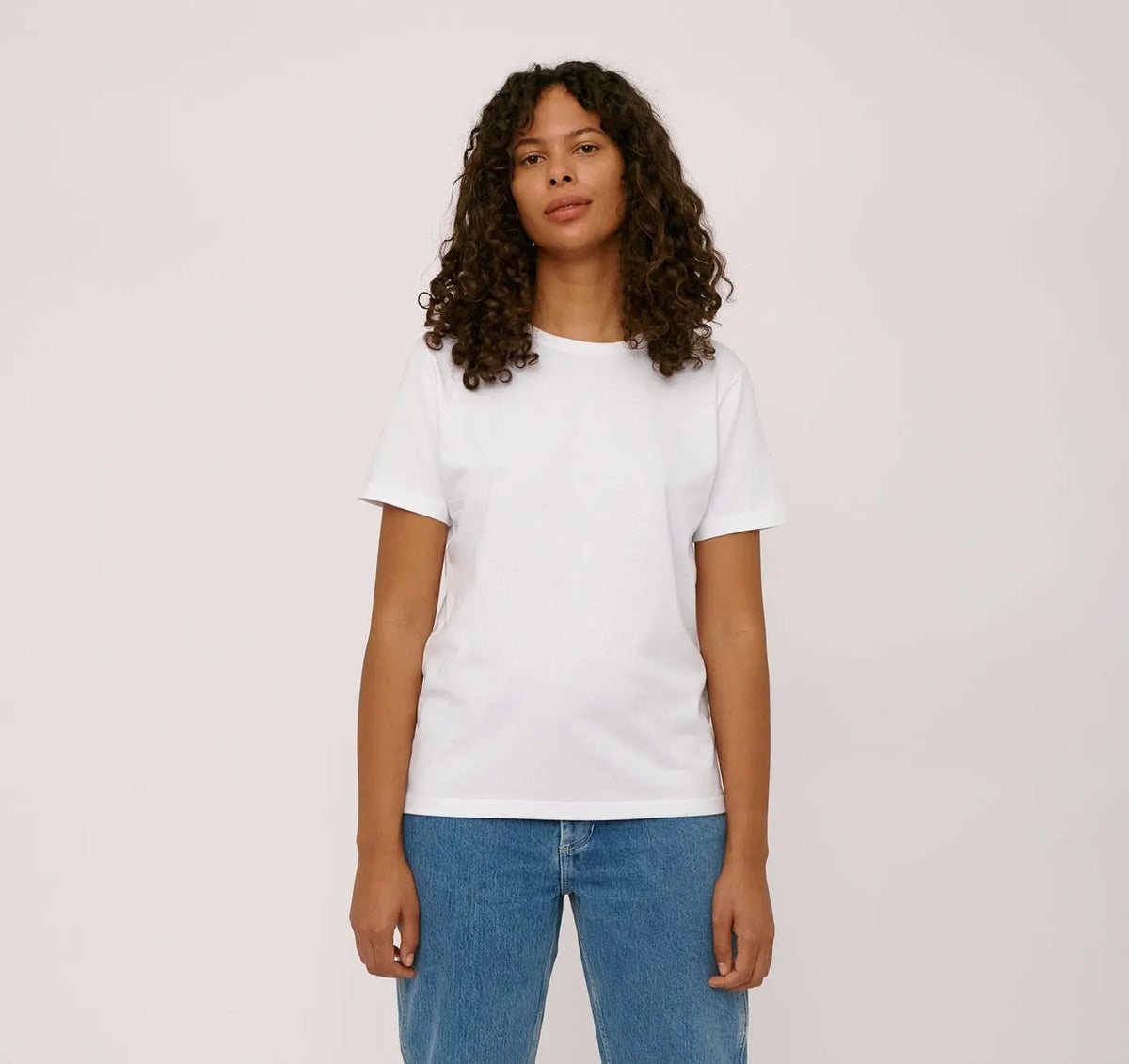 Organic Basics W's Tee - Organic Cotton White Shirt