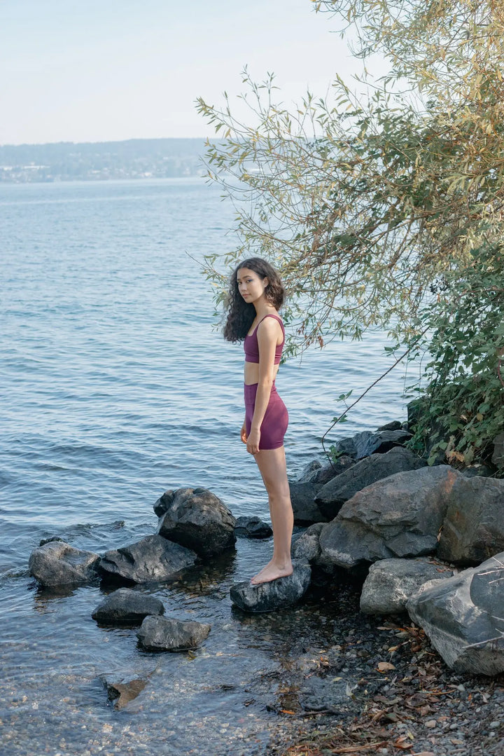 W's Tommy Bra Square Neck - Made from Recycled Plastic Bottles Underwear Girlfriend Collective