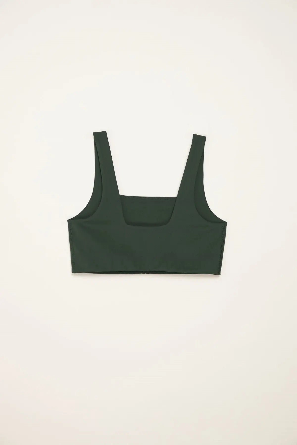 Girlfriend Collective W's Tommy Bra Square Neck - Made from Recycled Plastic Bottles Moss Underwear