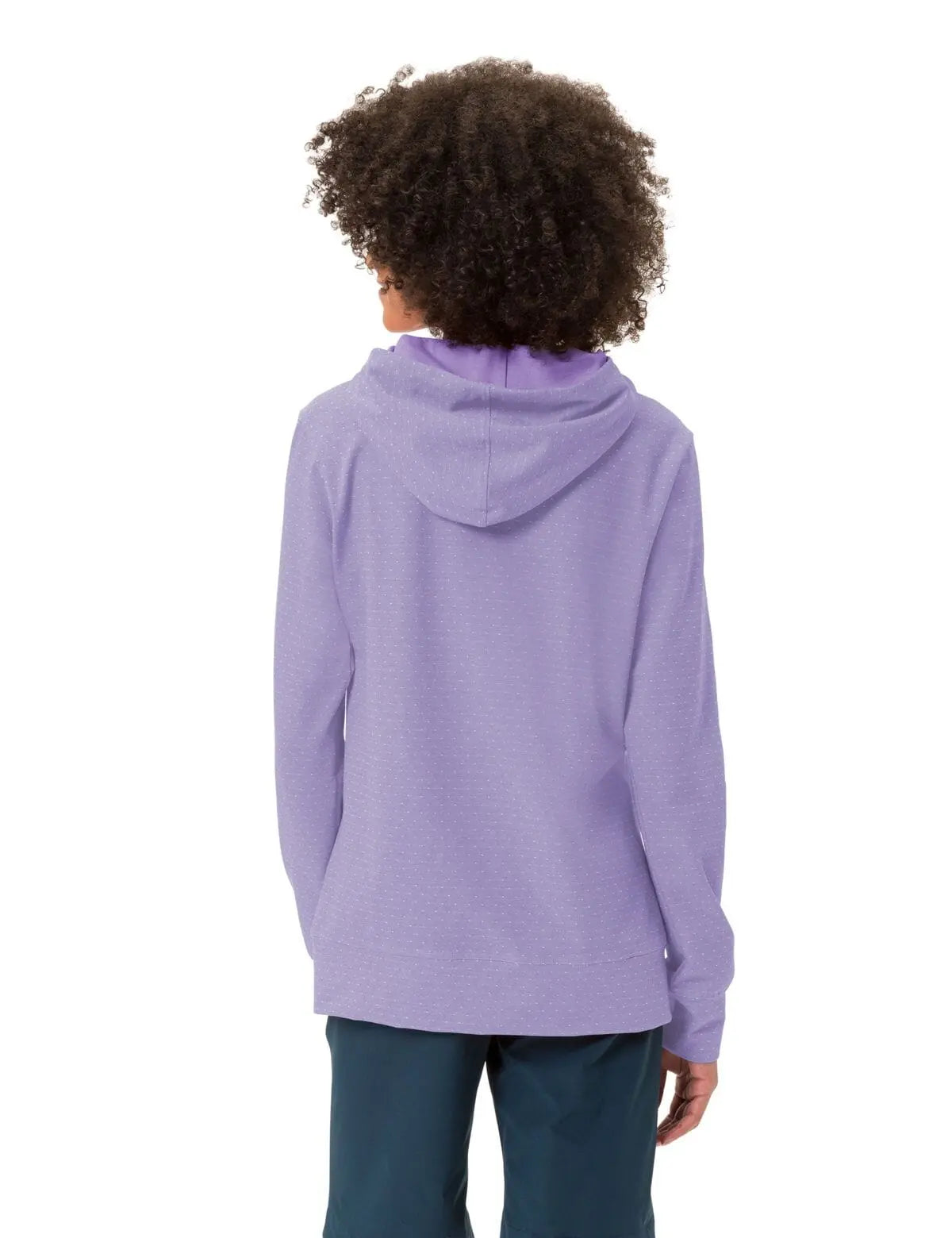 Vaude W's Tuenno Pullover - Organic Cotton & Recycled Polyester Pastel Lilac Shirt