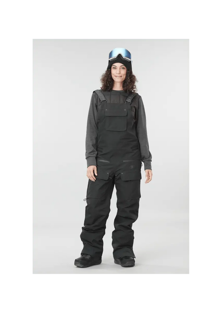 W's U10 BIB - Made From Biosourced and Recycled Polyester Pants Picture Organic Black S