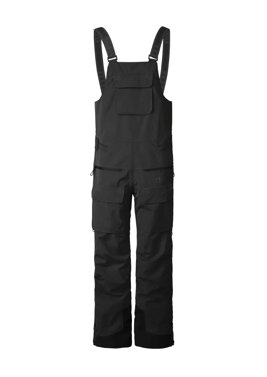 Picture Organic W's U10 BIB - Made From Biosourced and Recycled Polyester Black Pants