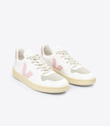 W's V-10 CWL - Cotton Worked as Leather Shoes Veja White Petale 37