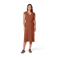Royal Robbins W's Vacationer Dress - Hemp, Organic cotton & Recycled polyester Baked Clay Dress