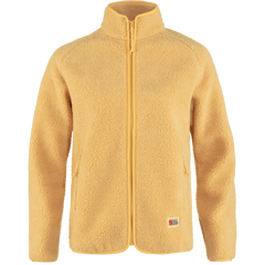 Fjällräven W's Vardag Pile Fleece - Recycled polyester Mais Yellow Shirt