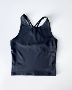 Népra W's Venus Crop Top - Oeko-tex 100 Standard Certified Polyamide Black Shirt