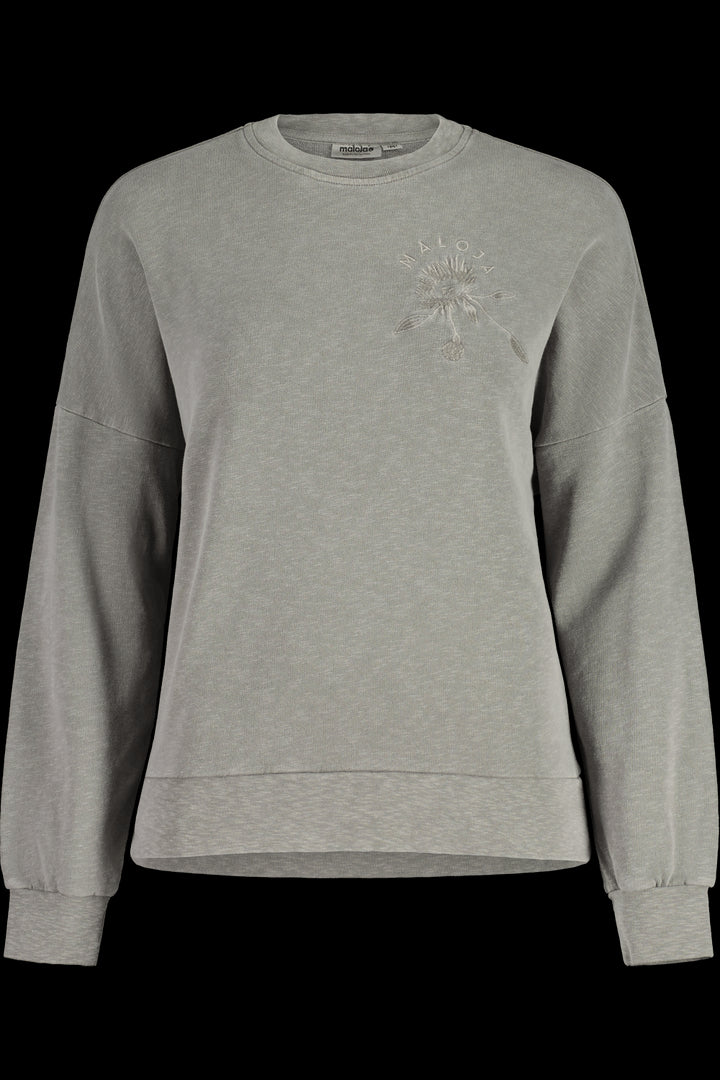 W's VurzaM. Natural Dye Sweatshirt - 100% Organic Cotton Shirt Maloja Boulder Natural Dye S