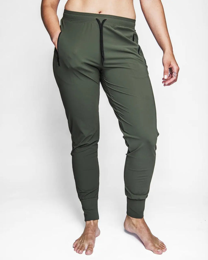 W's Yed Joggers - Recycled Polyamide Pants Népra Army XS