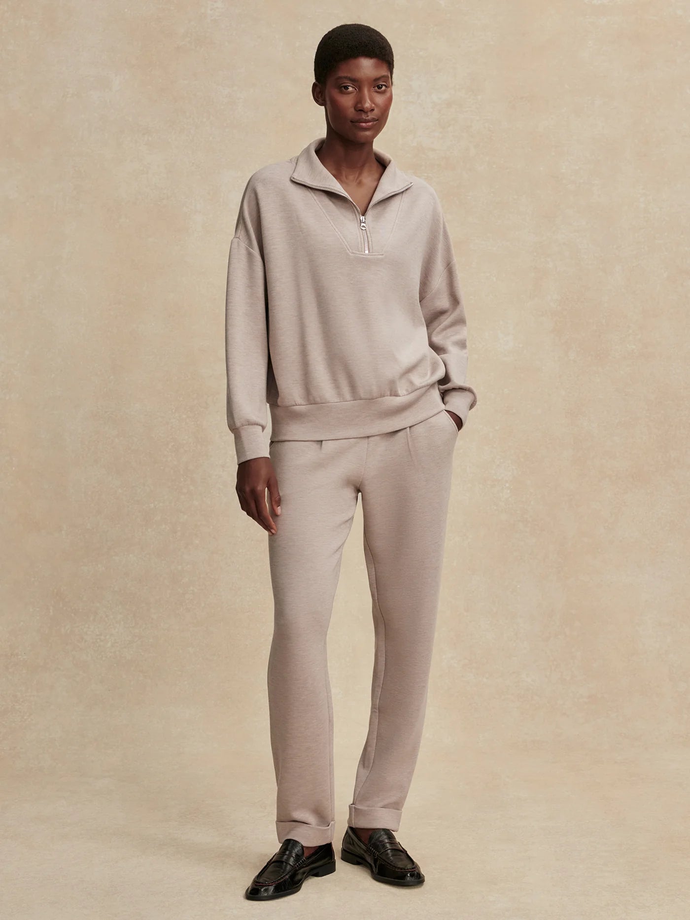 Varley - Hawley Half-Zip Sweat - Weekendbee - sustainable sportswear