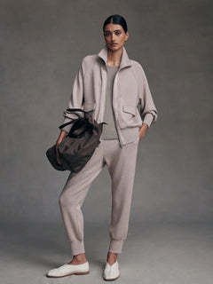 Varley - Roxbury Zip-Through Sweat - Weekendbee - sustainable sportswear