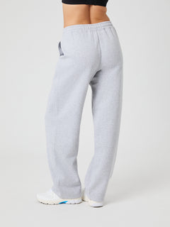 Björn Borg Studio Oversized Straight Sweatpants Light Grey Melange Pants
