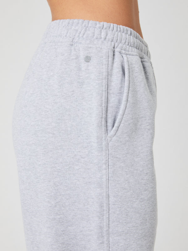 Björn Borg Studio Oversized Straight Sweatpants Light Grey Melange Pants