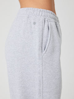 Björn Borg Studio Oversized Straight Sweatpants Light Grey Melange Pants