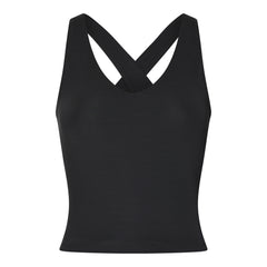 Girlfriend Collective Zoe Superstrech Tank - Made from Recycled PET Black Shirt