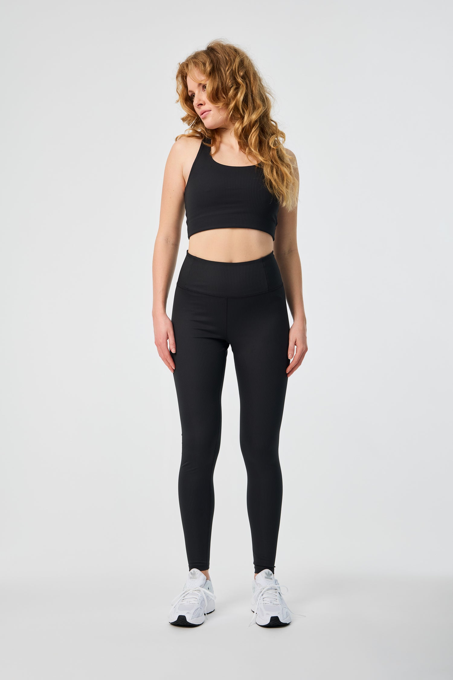 Girlfriend Collective RIB Paloma Bra - Made from Recycled Plastic Bottles Black Underwear