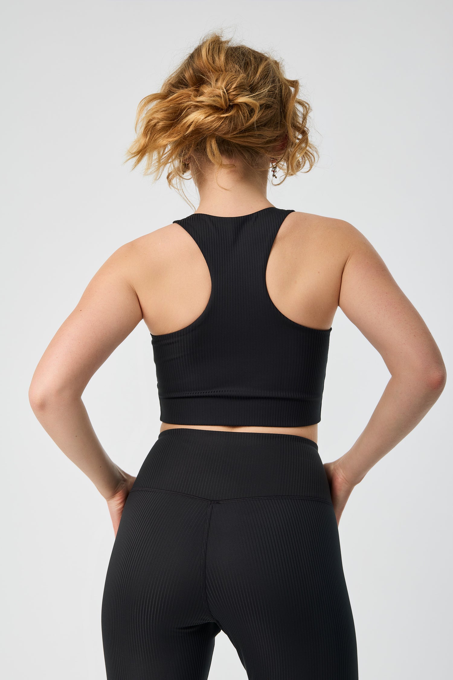 Girlfriend Collective RIB Paloma Bra - Made from Recycled Plastic Bottles Black Underwear